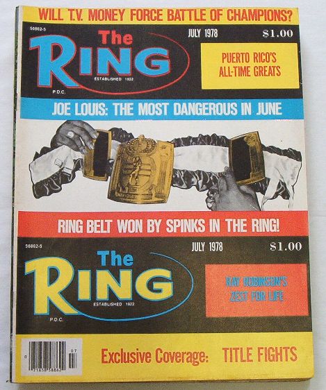 The Ring - Boxing News Mag. 7/1978 Joe Louis