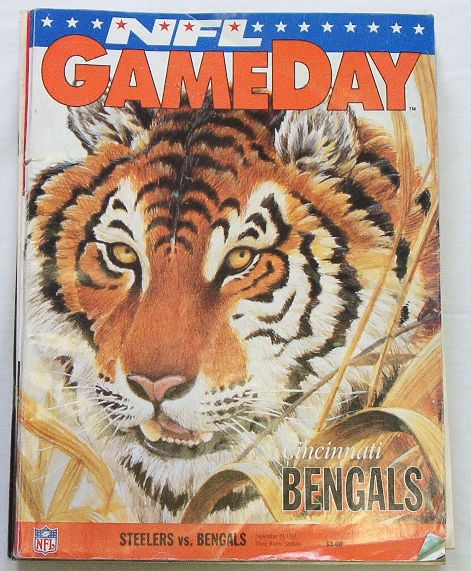 NFL GameDay Mag. 9/19/93 Steelers vs. Bengals