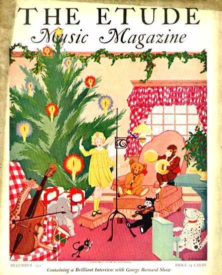 The Etude Music Magazine Dec 1931 G B Shaw