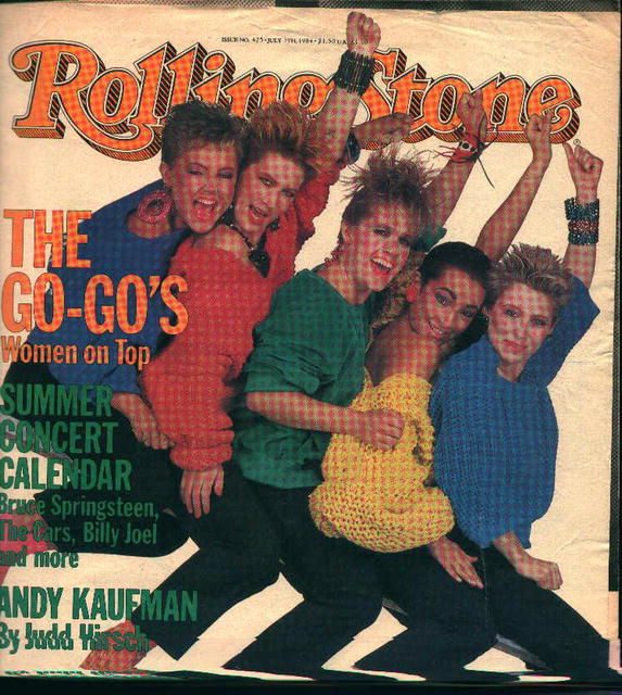 Rolling Stone from 7/5/84 Go Go's On Cover!