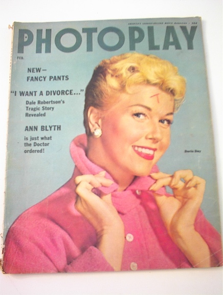 Photoplay,2/1955,Doris Day cover