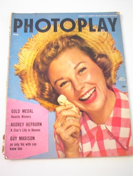 Photoplay,3/1955,June Allyson cover!