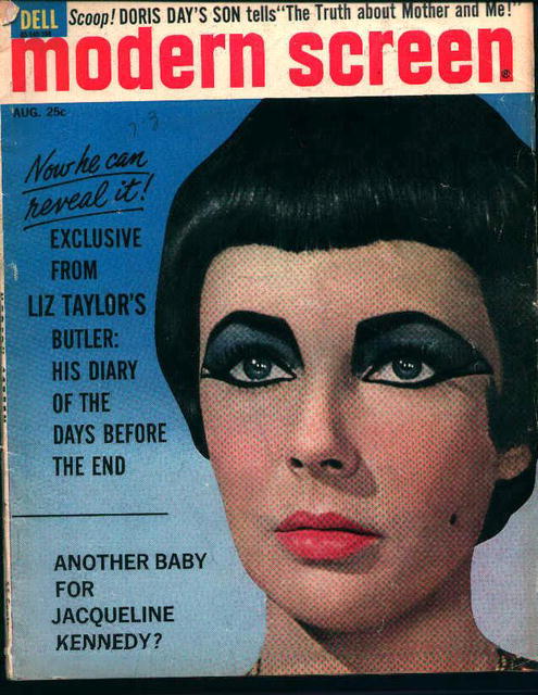 Modern Screen-8/1962- Liz Taylor on Cover!