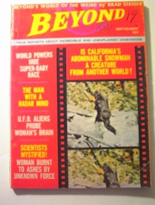 BEYOND,9/68,U.F.O.Aliens Probe Woman's Brain