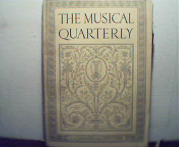 Musical Quarterly-7/24 Pianists, Debussy, Mor