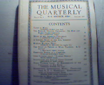 Musical Quarterly=1/17,Aida,Beethoven,NWGade!