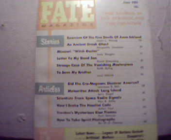 Fate Magazine-6/1959 Houdini Code, Exorcism!