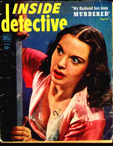 Inside Dectective June 1950 True Crime Storys