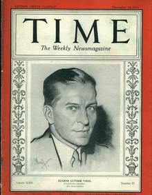 TIME, Eugene Luthor Vidal, 12/18/33