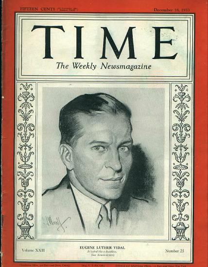 TIME, Eugene Luthor Vidal, 12/18/33