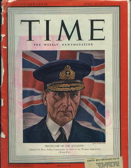TIME, Brit Adm. Sir Percy Noble, 4/28/41