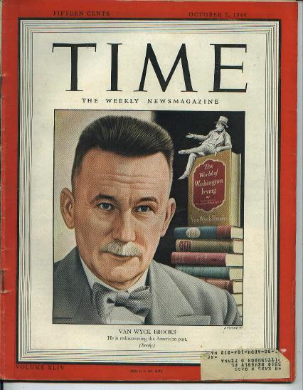 TIME, Author Van Wyck Brooks, 10/2/44