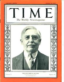 TIME, GOP Chair William M. Butler, 10/10/27