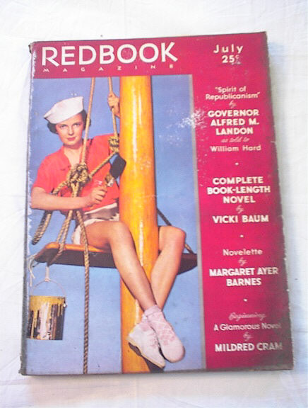 July,1936 Redbook magazine Mildred Cram