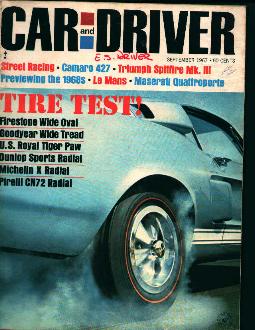 Car and Driver-9/67 Ford Beats Ferrari Cold