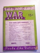 War Digest September.1941,Hess Left Germany