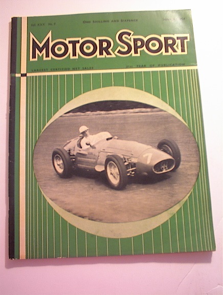 MOTOR Sport,9/1954,Stirling Moss Triple Win