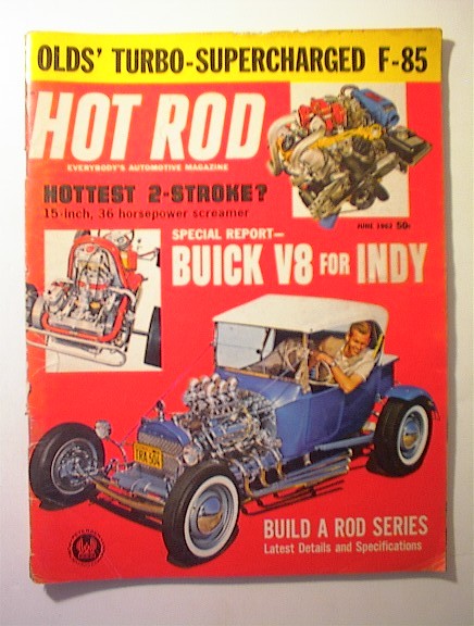 HOT ROD Magazine,6/1962,BUILD A ROD SERIES!
