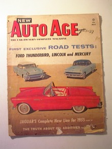 NEw Auto Age,5/1955,FORD THUNDERBIRD cover