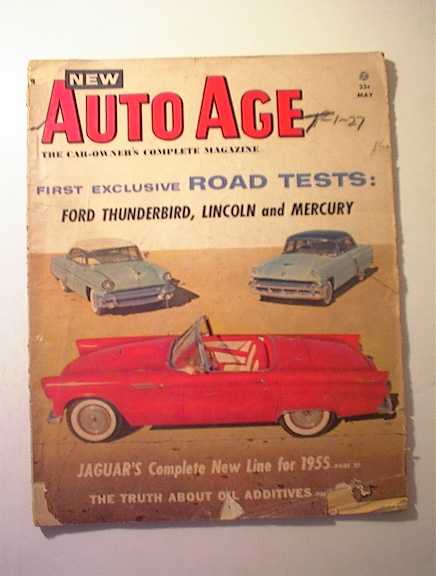 NEw Auto Age,5/1955,FORD THUNDERBIRD cover