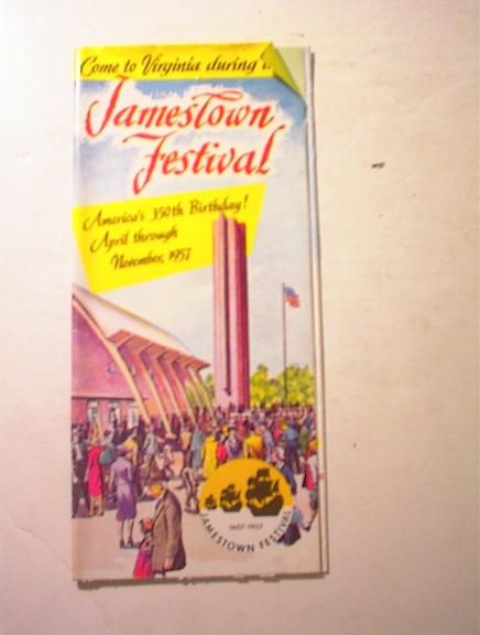 Jamestown,VA Festival,11/1957,Brochure