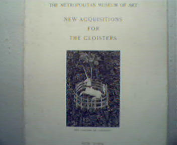 Metropolitan Museum of Art-Cloisters Acquis.