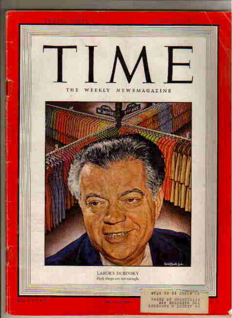 Time Magazine-Aug.29, 1949 labors dubinsky