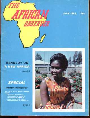 The African Observer July 1968 Robert Kennedy