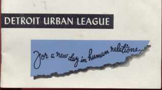 Detroit Urban League 1952 New Day booklet