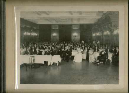 Real Photo Black Masonic Lodge Banquet 1950s