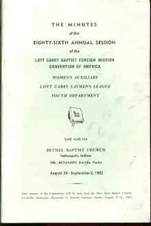 1983 Lott Carey Baptist Foreign Misson Convn