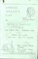 Olivet Baptist Pgh, Annual Womens Day 1970