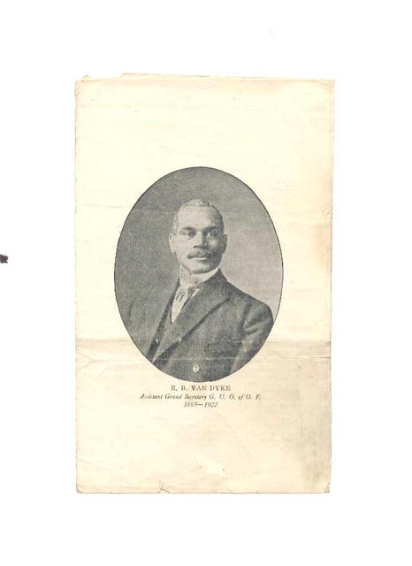 g.u.o.o.f. Odd Fellows Lodge flyer, 1923