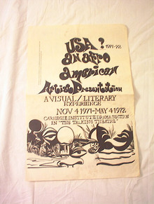 1971-72USA AN AFRO AMERICAN ARTIST PROGRAM