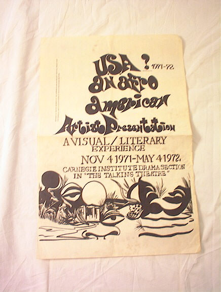 1971-72USA AN AFRO AMERICAN ARTIST PROGRAM