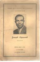 Joseph Lipscomb Tenor 1941 1st Concert Progm
