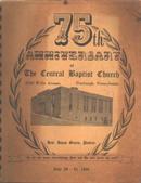 75th Anniv Central Baptist Pgh 1966 Book