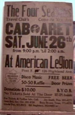 Posters 1970s Black Clubs Dances Pittsburgh