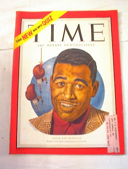 June 25,1951 Time Sugar Ray Robinson cover