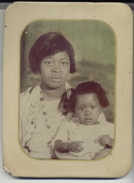 Vintage Photo Mother & Child