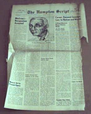 Newsppr 2/6/1943 Scientist Geo W Carver Death