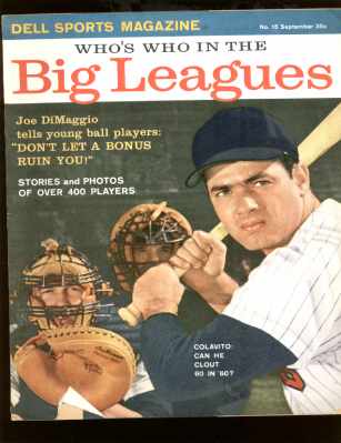 Who's Who in Big Leagues Joe DiMaggio article
