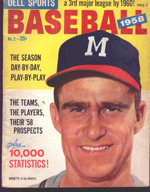 Dell Sports Baseball 1958
