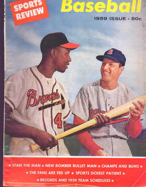 Sports Review Baseball '59 w/Aaron&Musial
