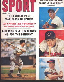 Sport Mag'59 w/Mantle,Mays,Colavito,Mathews