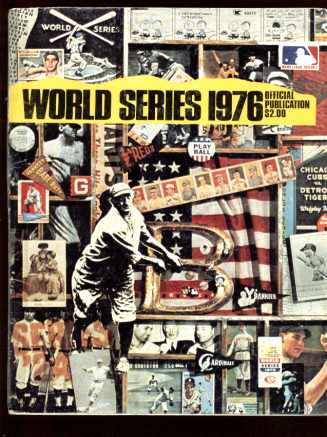 World Series 1976 Official Prog Great Photos