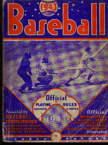1943, BB Official Playing Rules