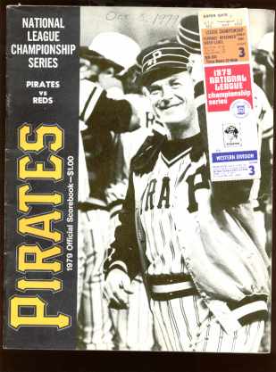 Pirates vs Reds 1979 Championship booklet