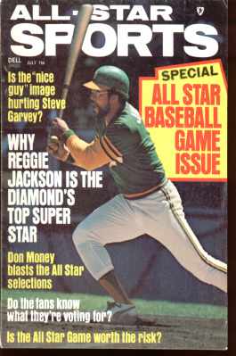Reggie Jackson cover July 1975 All Star