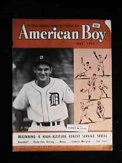 Barney McCosky Detroit May 1941 mag cover